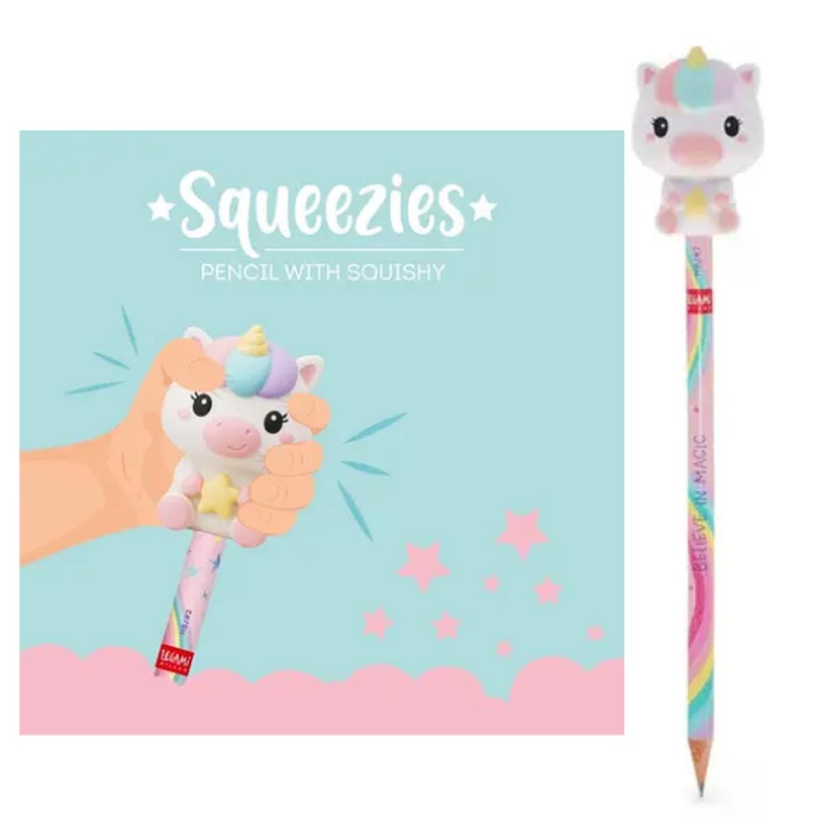 LEGAMI MILANO SQUEEZIES MATITA CON ANTISTRESS UNICORN