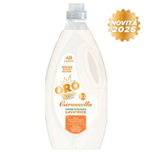 ORO "50 ANNI" SAPONE ECOLOGICO LAVATRICE 2,2L 48 LAVAGGI CARAMELLO