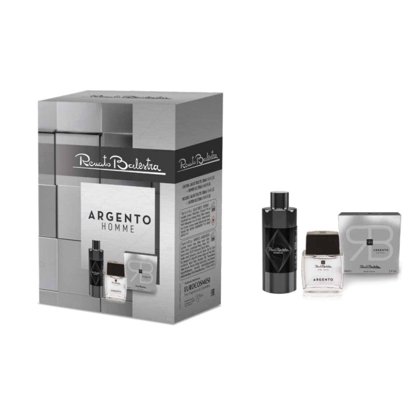 RENATO BALESTRA POUR HOMME ARGENTO CONFEZIONE EDT 100ML + SHOWER GEL 250ML