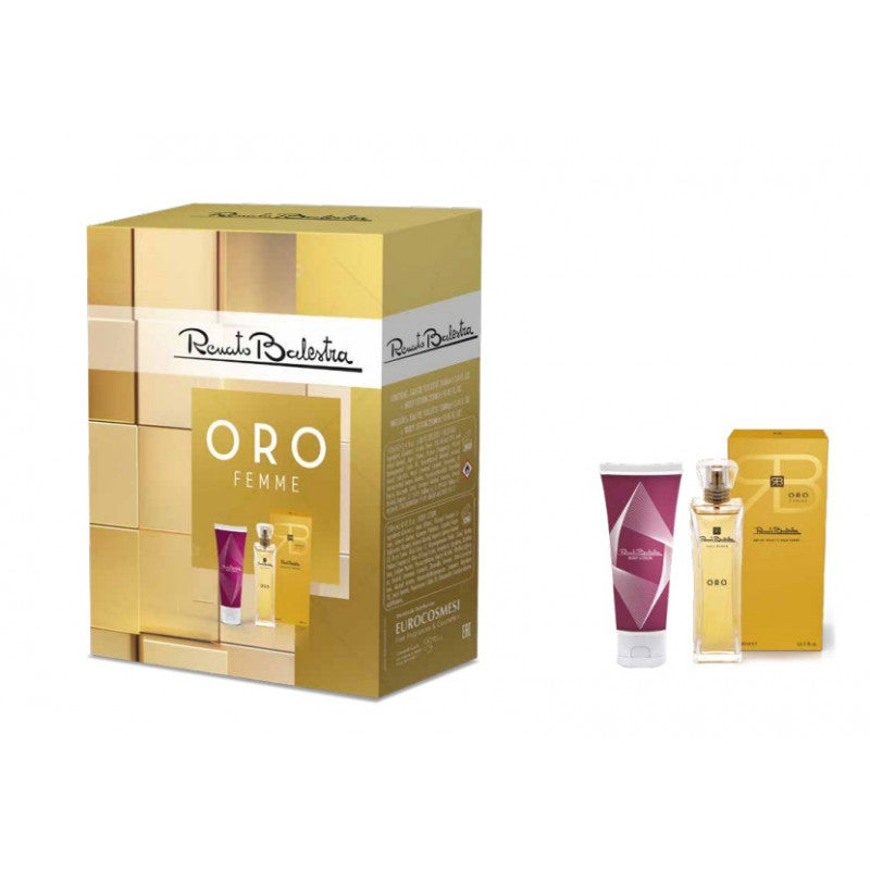 RENATO BALESTRA ORO FEMME CONFEZIONE EDT 100ML + BODY LOTION 100ML
