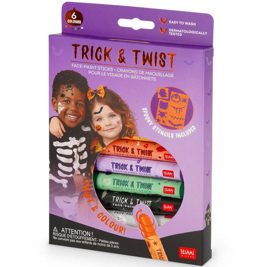 LEGAMI MILANO HALLOWEEN TRICK&TWIST SET DI 6 TRUCCHI VISO IN STICK
