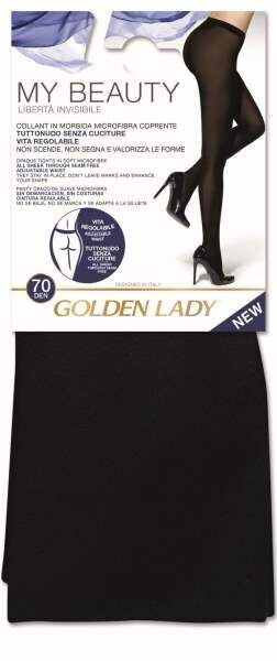GOLDEN LADY COLLANT MY BEAUTY SOFT 70DEN NERO 2-S