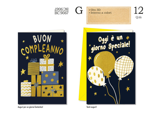 CROMO NB BIGLIETTO COMPLEANNO BC.9067