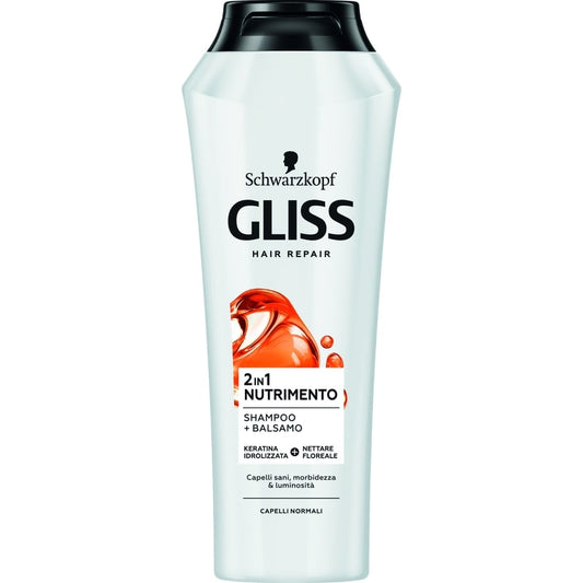 TESTANERA GLISS SHAMPOO 225ML 2IN1 NUTRIMENTO SHAMPOO+BALSAMO