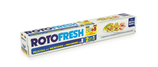 ROTOFRESH PELLICOLA PER MICROONDE E FRIGORIFERO 2IN1 20+5M
