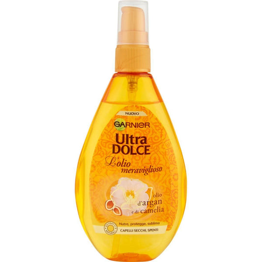 GARNIER ULTRA DOLCE L'OLIO MERAVIGLIOSO 150ML OLIO D'ARGAN E DI CAMELIA CAPELLI SECCHI,SPENTI