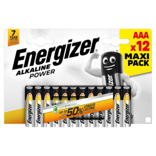 ENERGIZER ALKALINE POWER AAA X12 MAXI PACK