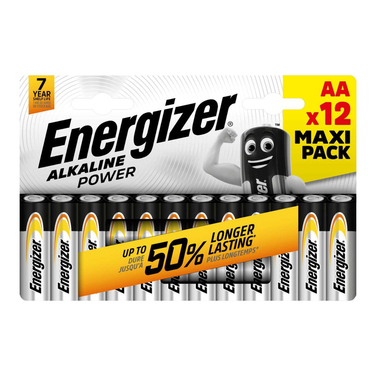 ENERGIZER ALKALINE POWER AA X12 MAXI PACK