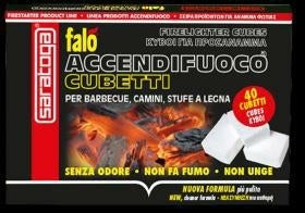 SARATOGA FALO' ACCENDIFUOCO CUBETTI INODORE 40PZ