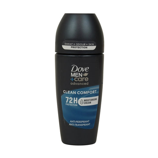 DOVE MEN+CARE ADVANCED DEO ROLL-ON 50ML CLEAN COMFORT 72H