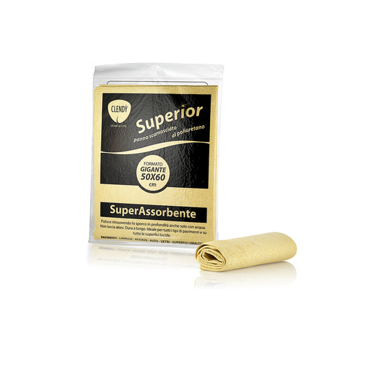 CLENDY PANNO SUPERIOR SCAMOSCIATO AL POLIURETANO CM.50X60 GIGANTE