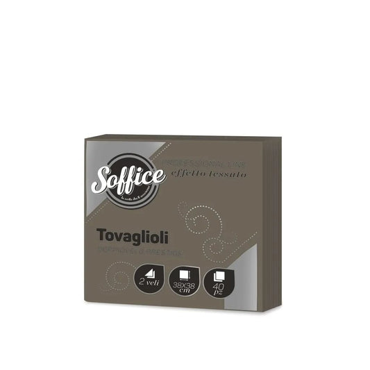 SOFFICE 40 TOVAGLIOLI DOPPIOVELO PRESTIGE 38X38 TORTORA
