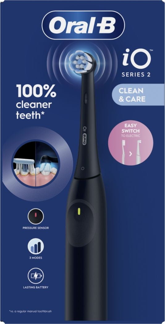 ORAL-B SPAZZOLINO ELETTRICO IO SERIES 2 CLEAN & CARE NERO