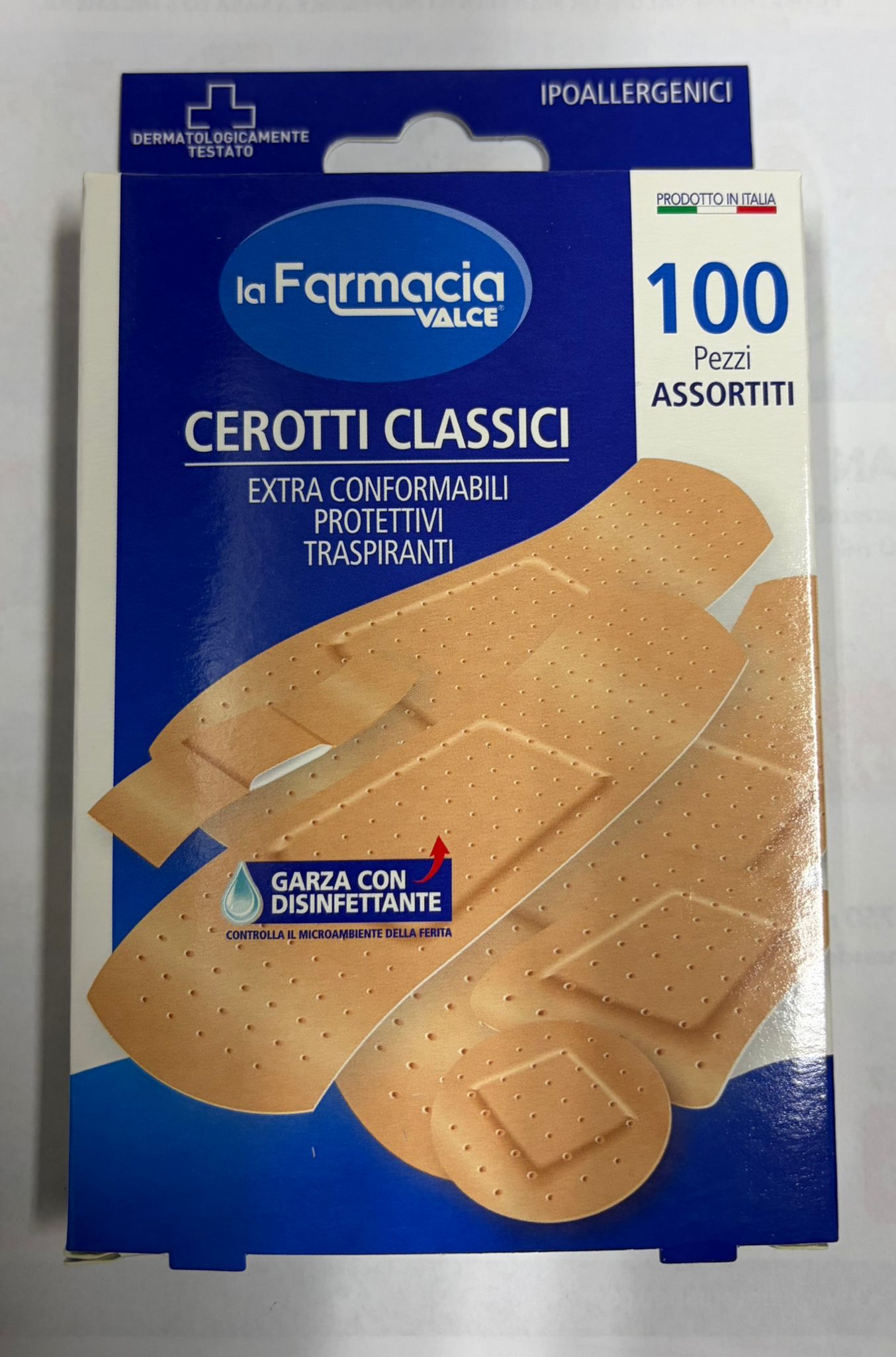 LA FARMACIA VALCE CEROTTI CLASSICI 100PZ 6 FORMATI ASSORTITI
