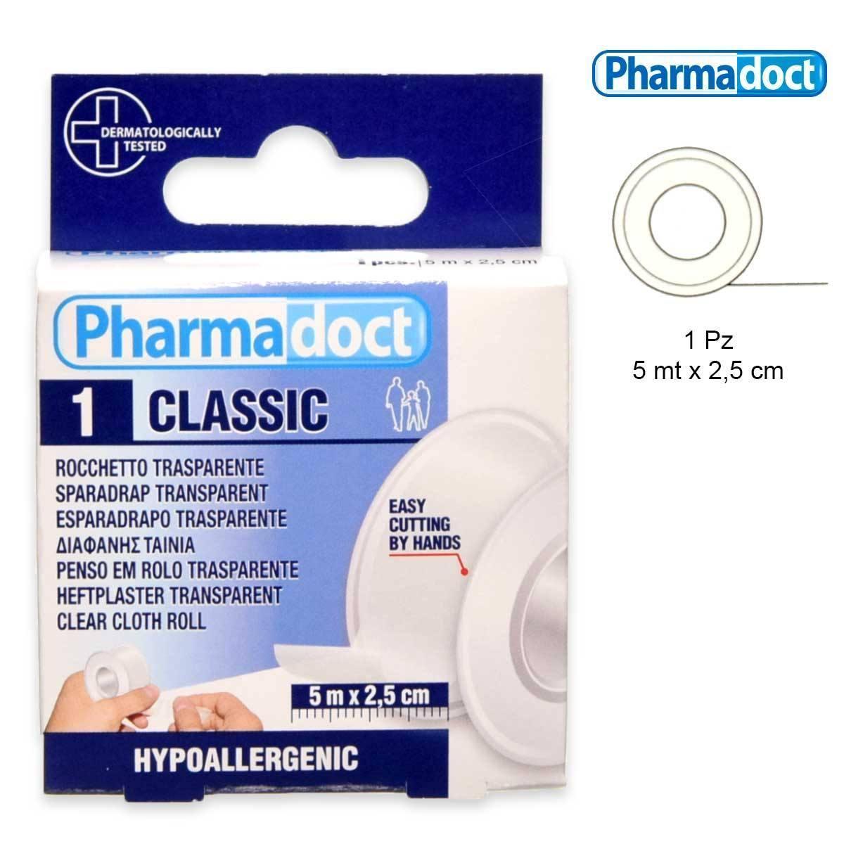 PHARMADOCT CLASSIC ROCCHETTO TRASPARENTE 5MX2,5CM 1PZ