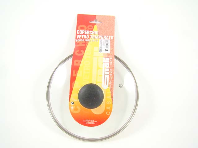 GNALI COPERCHIO VETRO TEMPERATO CM.20