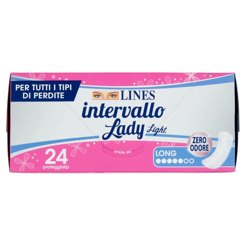 LINES INTERVALLO LADY LIGHT PROTEGGISLIP ZERO ODORE LONG X24