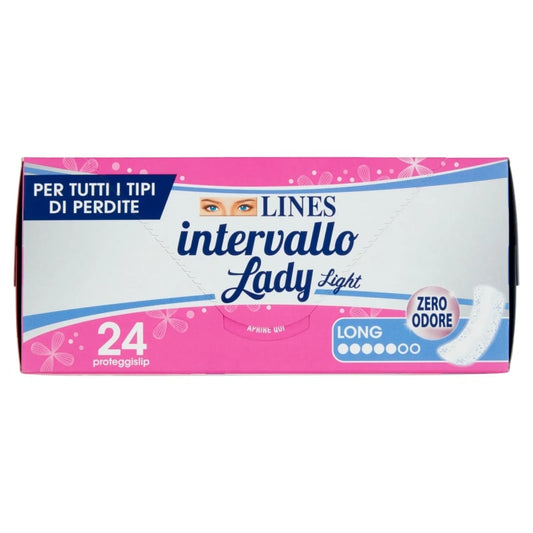 LINES INTERVALLO LADY LIGHT PROTEGGISLIP ZERO ODORE LONG X24