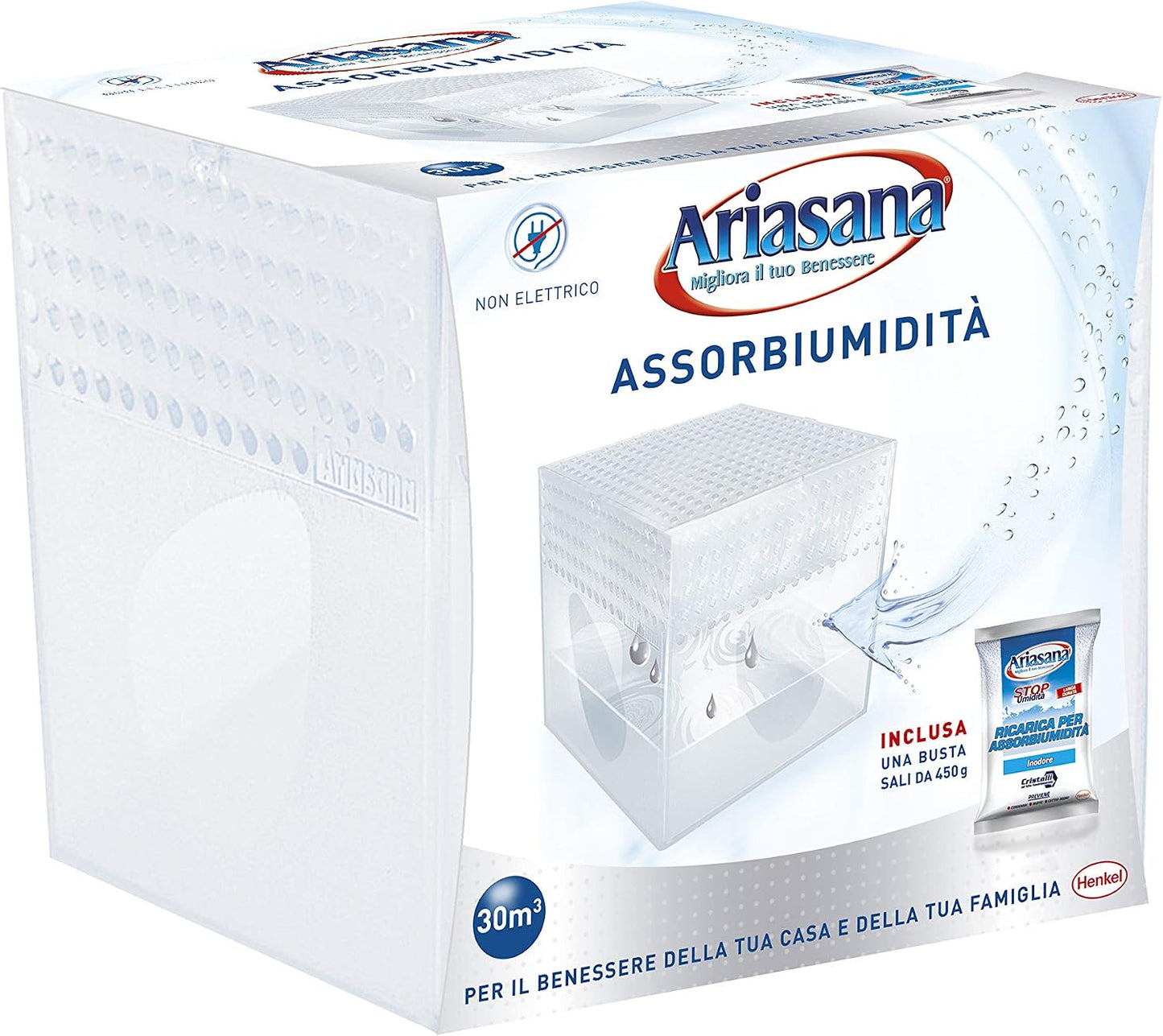 ARIASANA MINI ASSORBIUMIDITA' KIT + 1 RICARICA 450G
