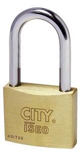 ISEO LUCCHETTO OTTONE ARCO LUNGO CITY 30 30MM