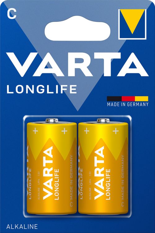 VARTA LONGLIFE 1/2 TORCIA C LR14 2PZ