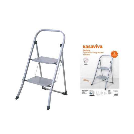 KASAVIVA SAFETY SGABELLO PIEGHEVOLE 2 GRADINI