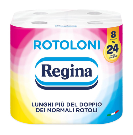 REGINA CARTA IGIENICA ROTOLONI 8 ROTOLI