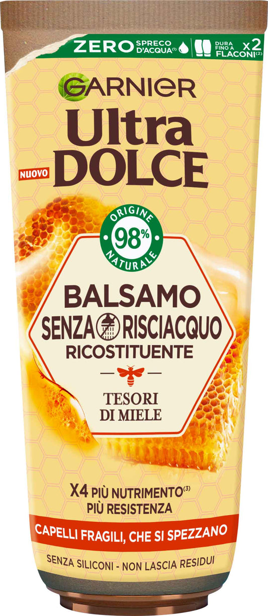 GARNIER ULTRA DOLCE BALSAMO SENZA RISCIACQUO 200ML RICOSTITUENTE TESORI DI MIELE