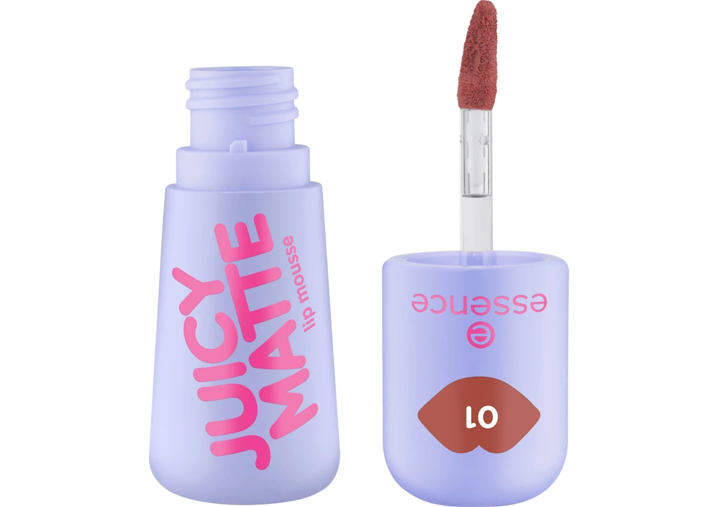 ESSENCE JUICY MATTE ROSSETTO MOUSSE 01 MAPLE ROUGE