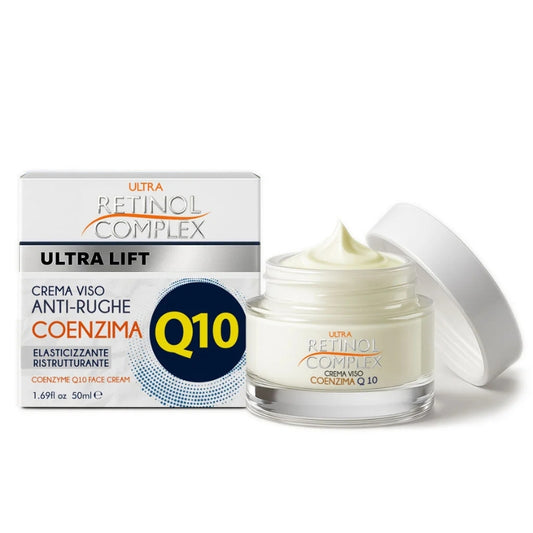 ULTRA RETINOL COMPLEX ULTRA LIFT CREMA VISO ANTI-RUGHE COENZIMA Q10 50ML ELASTICIZZANTE RISTRUTTURANTE