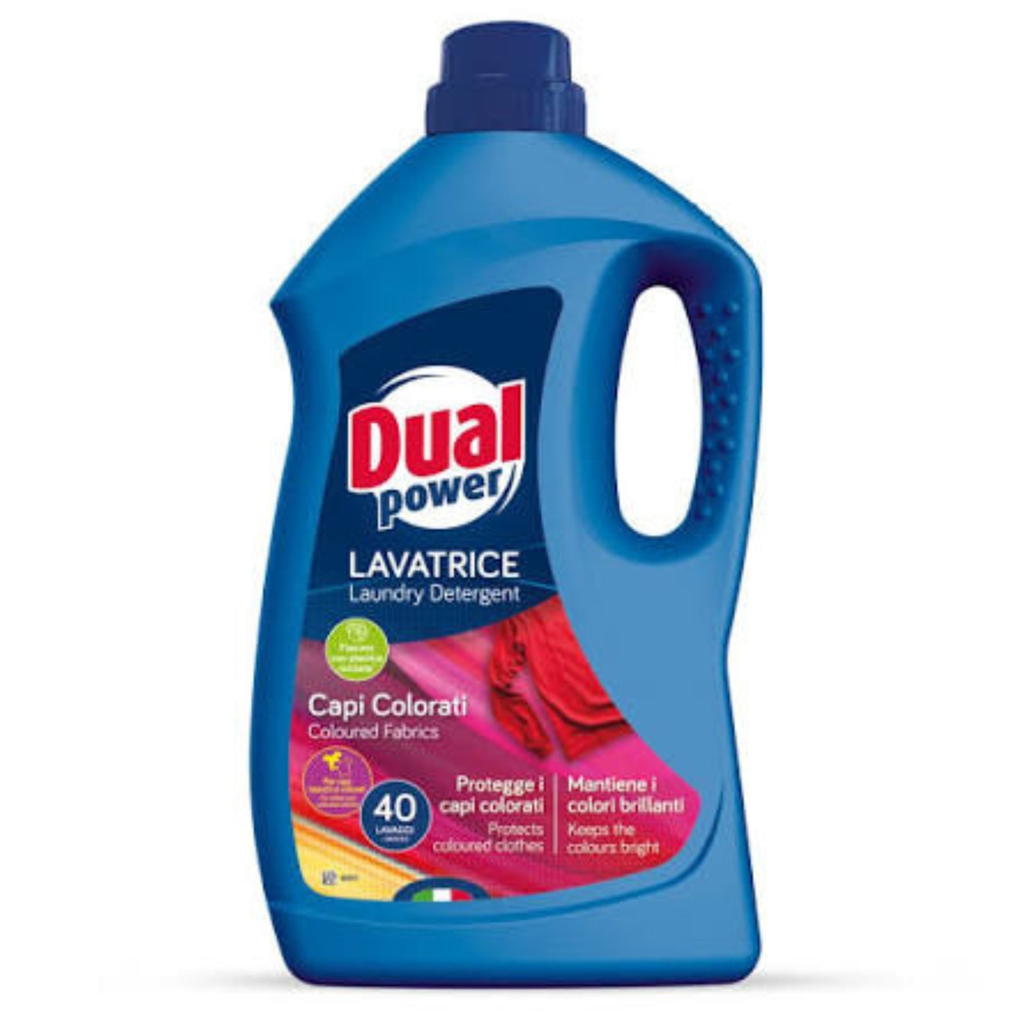 DUAL POWER LAVATRICE LIQUIDO 2L 40LAV. CAPI COLORATI
