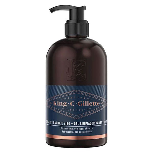 GILLETTE KING C DETERGENTE BARBA E VISO 350ML