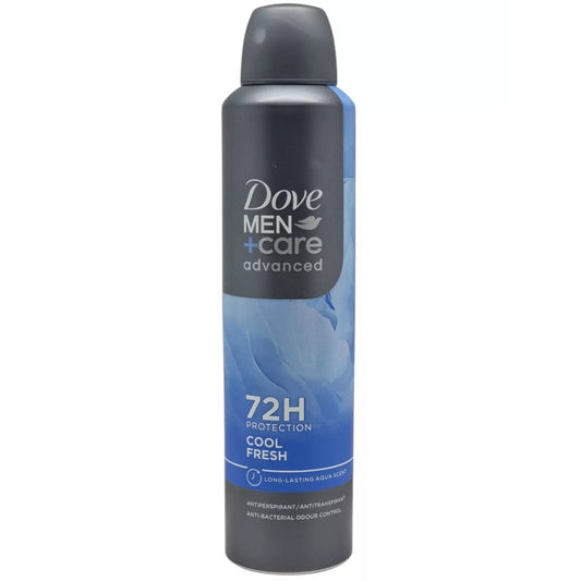 DOVE MEN+CARE DEO SPRAY 250ML ADVANCED CARE COOL FRESH 72H