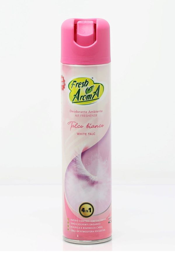 FRESH AROMA DEO SPRAY 4IN1 300ML TALCO BIANCO