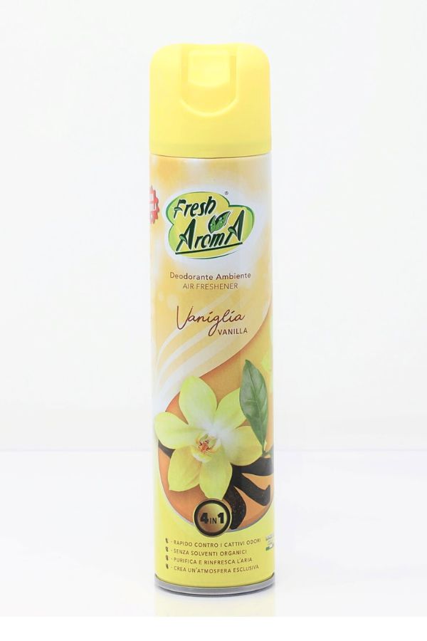 FRESH AROMA DEO SPRAY 4IN1 300ML VANIGLIA