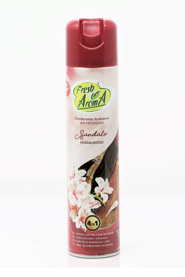 FRESH AROMA DEO SPRAY 4IN1 300ML SANDALO