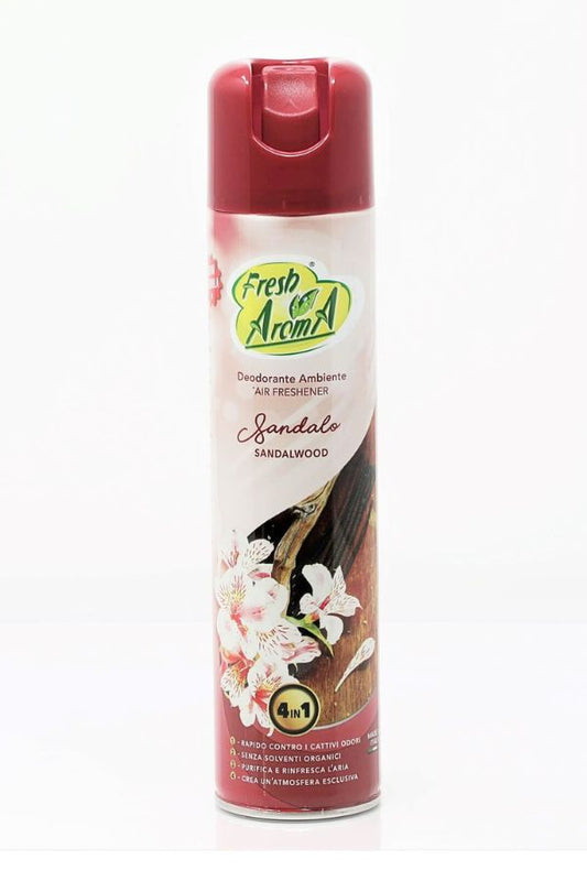 FRESH AROMA DEO SPRAY 4IN1 300ML SANDALO