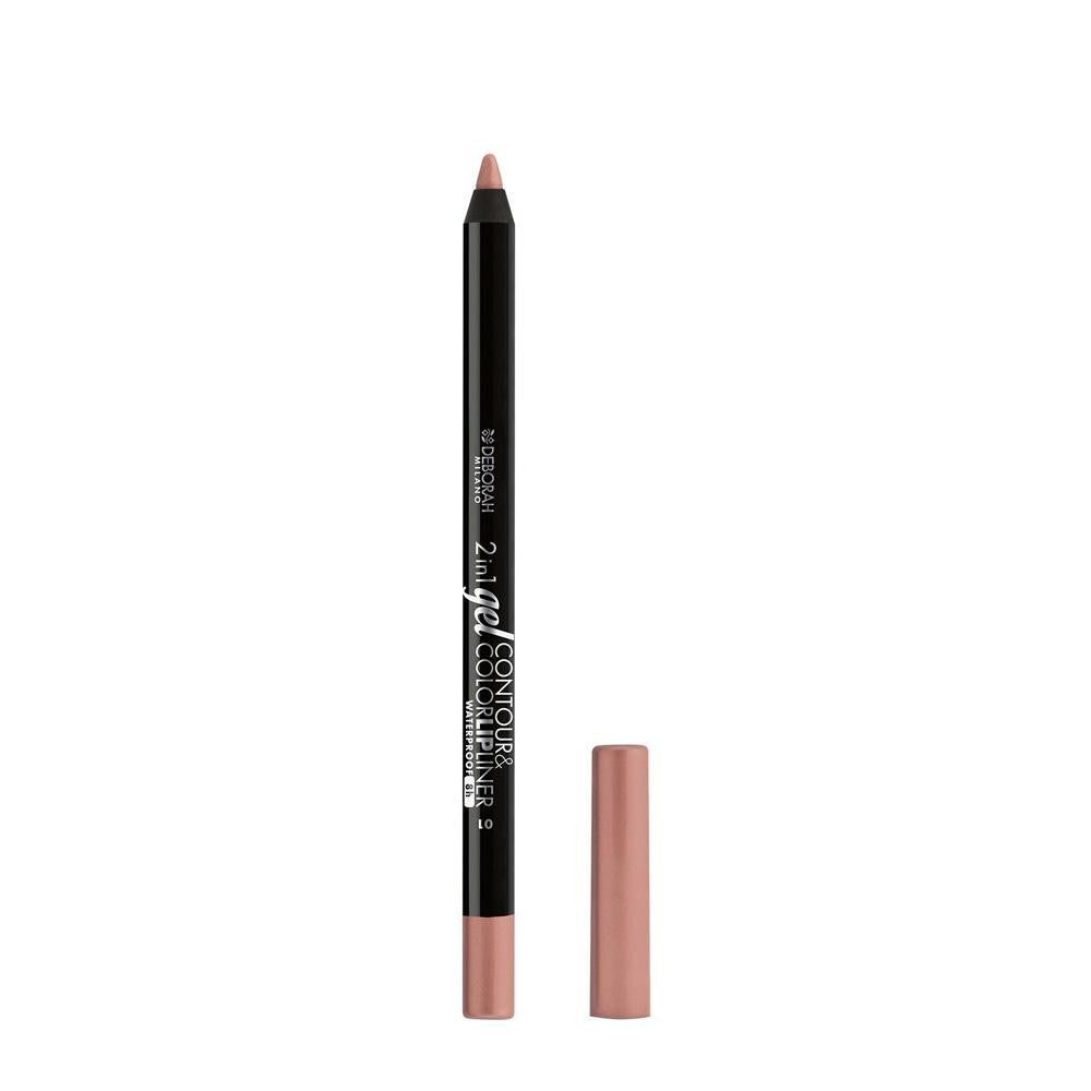 DEBORAH MATITA LABBRA 2IN1 GEL CONTOUR&COLORLIPLINER 01 W.P. 8H