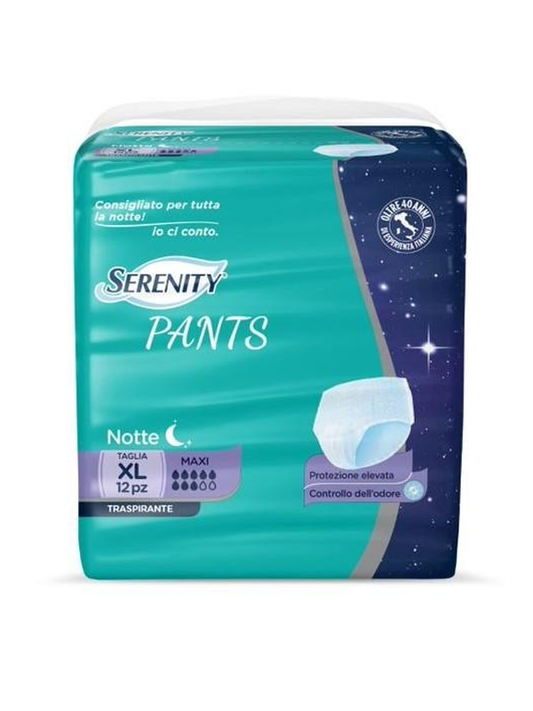 SERENITY PANTS NOTTE MAXI NIGHT XL 12PZ