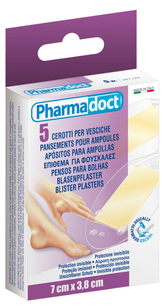 PHARMADOCT FEET CEROTTI PER VESCICHE CM.7X3,8 5PZ