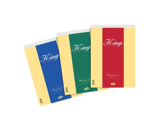 POOL OVER KING NOTES A4 60 FOGLI-80GR EXTRA WHITE