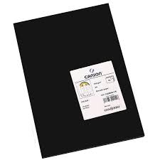 CANSON A4 SMOOTH PAPER 185G/M2 NERO