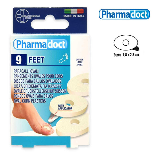 PHARMADOCT FEET PARACALLI OVALI CM.1,8X2,8 9PZ