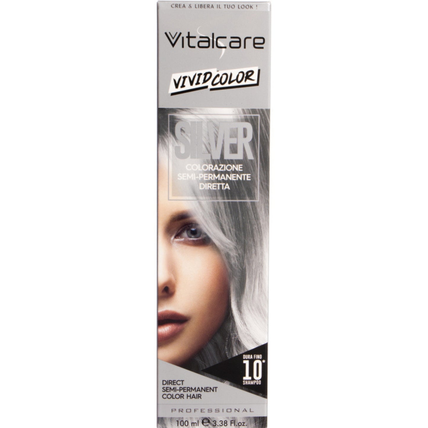 VITALCARE VIVID COLOR COLORAZIONE SEMI-PERMANENTE DIRETTA 100ML SILVER