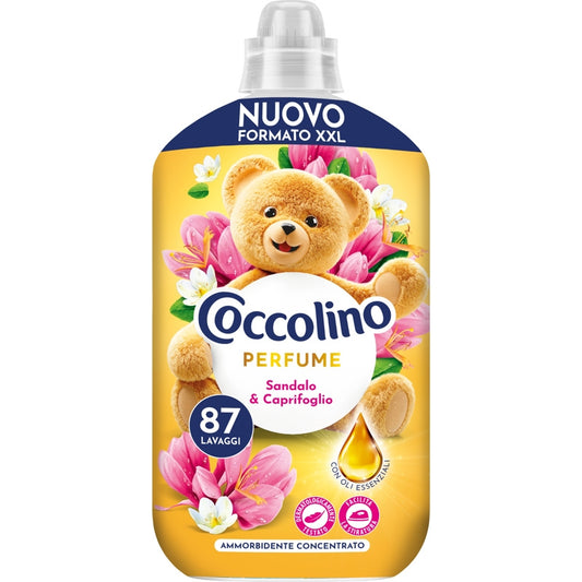 COCCOLINO AMMORBIDENTE CONCENTRATO XXL 1,827L 87LAV. PERFUME SANDALO & CAPRIFOGLIO