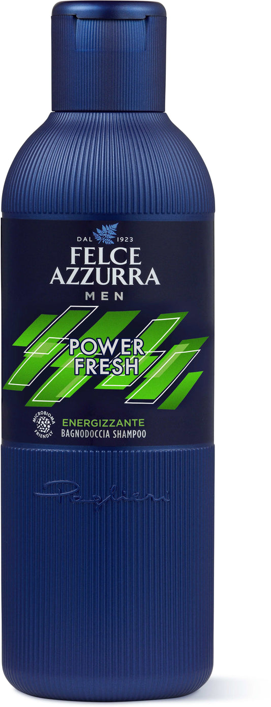 FELCE AZZURRA MEN BAGNODOCCIA SHAMPOO 500ML POWER FRESH ENERGIZZANTE