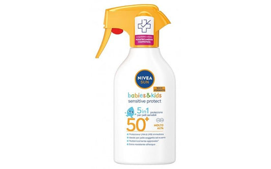 NIVEA SUN KIDS SENSITIVE PROTECT & PLAY 5IN1 TRIGGER 270ML SPF 50+