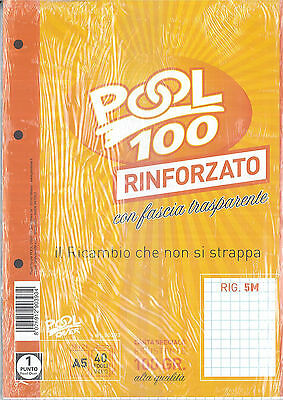 BM90 RICAMBI FOGLI A5 40PZ 5MM