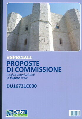 DATA UFFICIO BLOCCO PROPOSTE DI COMMISSIONE DUPLICE COPIA 21X30