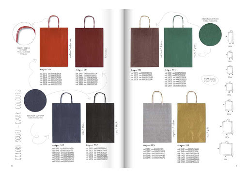 SHOPPER CARTA COLOR 46X16X49 VERDE MELA LISCIO
